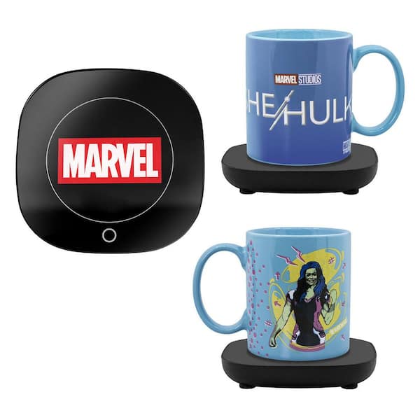 Uncanny Brands Marvel's Single-Cup She-Hulk Blue Coffee Mug with Warmer for Your Drip Coffee Maker