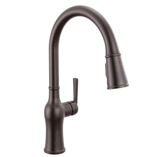 Faryn Venetian Bronze 16.5 in. H Pull Down Sprayer Kitchen Faucet with 360° Swivel Spout