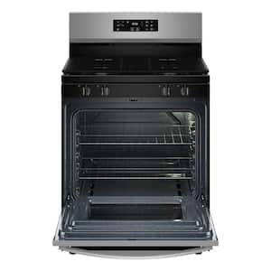 30 in. 4 Burners Freestanding Gas Range in Stainless Steel with No Preheat Mode