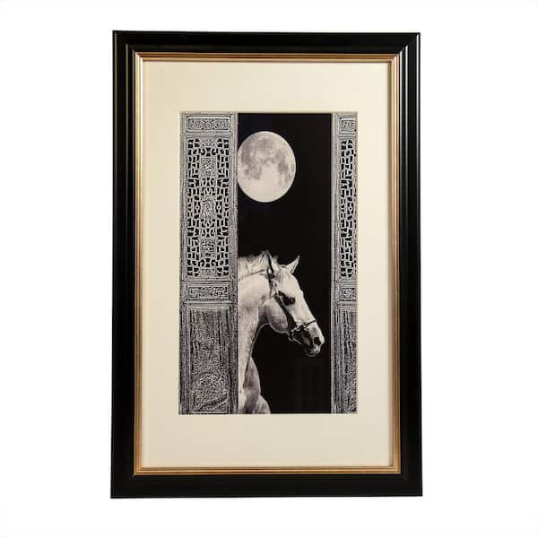 Zentique Moon and Horse Wall Art Print