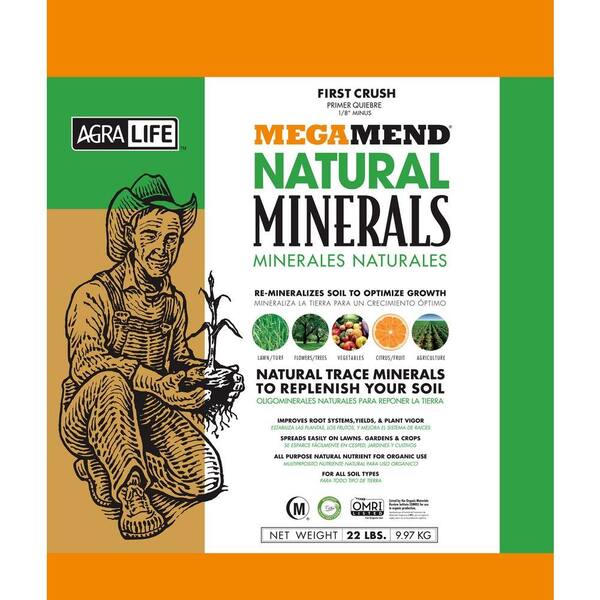 Agralife Megamend 22 Lbs Organic Micronutrients And Trace Minerals Fertilizer For Plants And Lawn Mega22hd The Home Depot