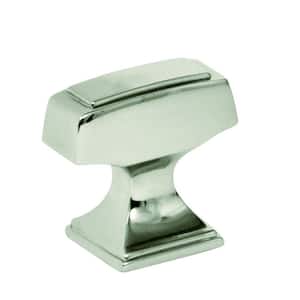 Mulholland 1-1/4 in. 32 mm L Polished Nickel Square Cabinet Knob