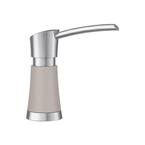 Artona Soap Dispenser in Concrete Gray/Stainless