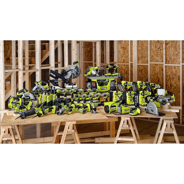 RYOBI ONE+ 18V Cordless 7-1/4 in. Sliding Compound Miter Saw