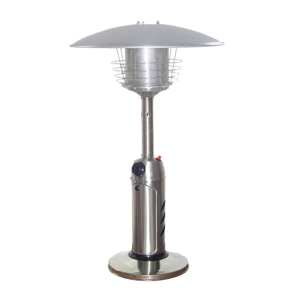 11,000 BTU Portable Stainless Steel Propane Patio Heater