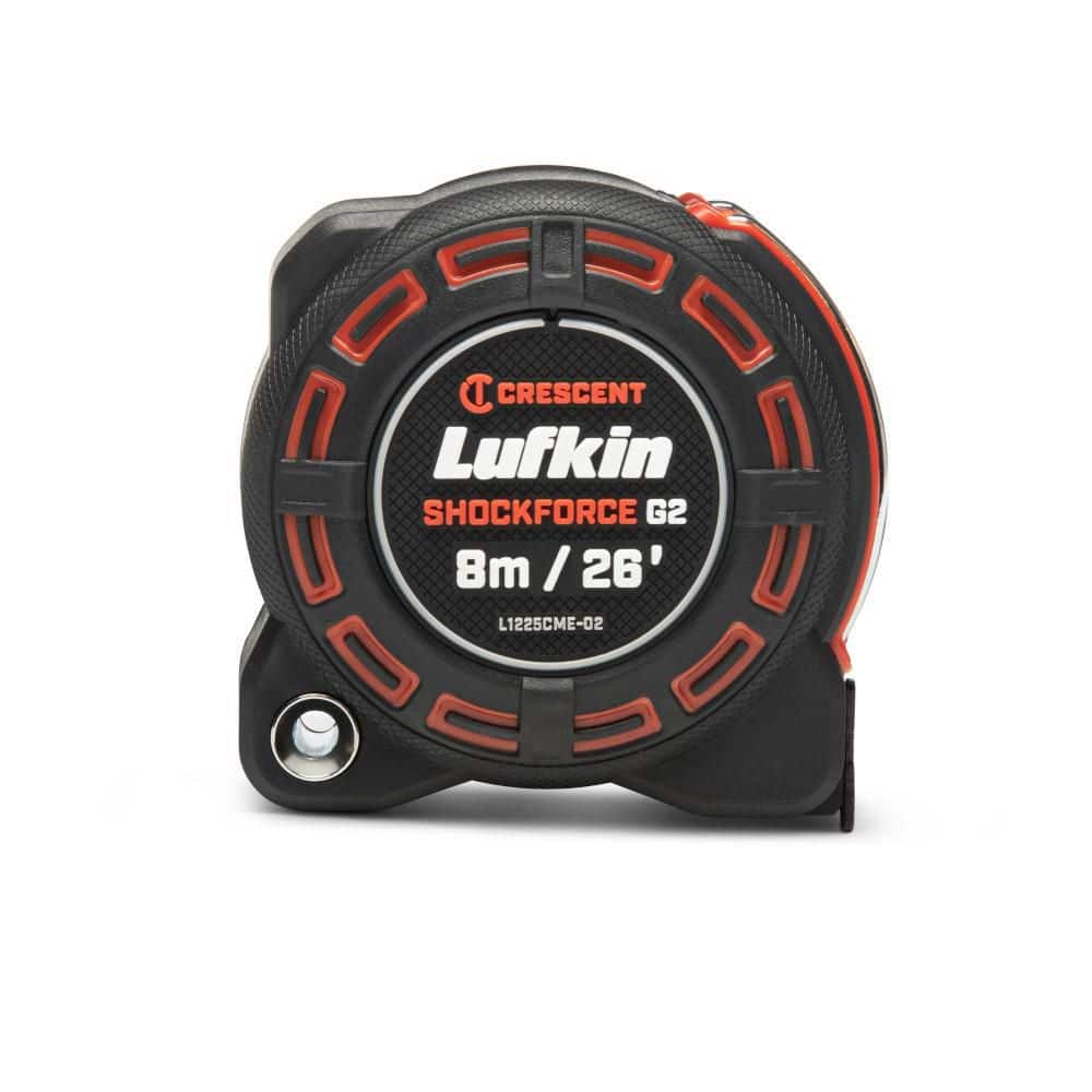 Crescent 1-1/4 in. x 8m/ 26 ft. SHOCKFORCE G2 Tape Measure