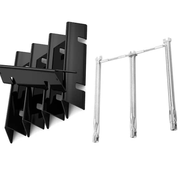 15.3 in. Porcelain-enameled Flavorizer Bars Replacement and Stainless Steel Burner Tubes for Weber