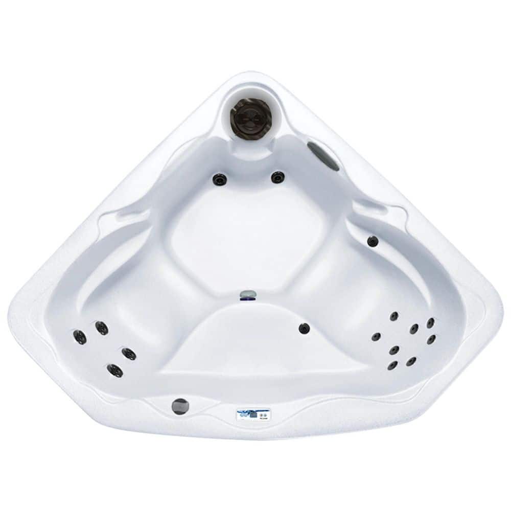 LS300 Plus 3-Person Brown and White Spa with 17 Jets
