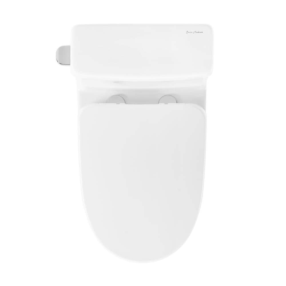 Sublime II White Ceramic Round One-Piece Toilet