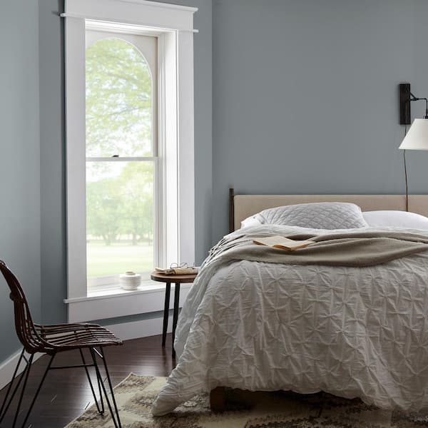 BEHR PREMIUM 5 gal. #MQ5-28 Dawn Gray Semi-Gloss Direct to Metal  Interior/Exterior Paint - Yahoo Shopping