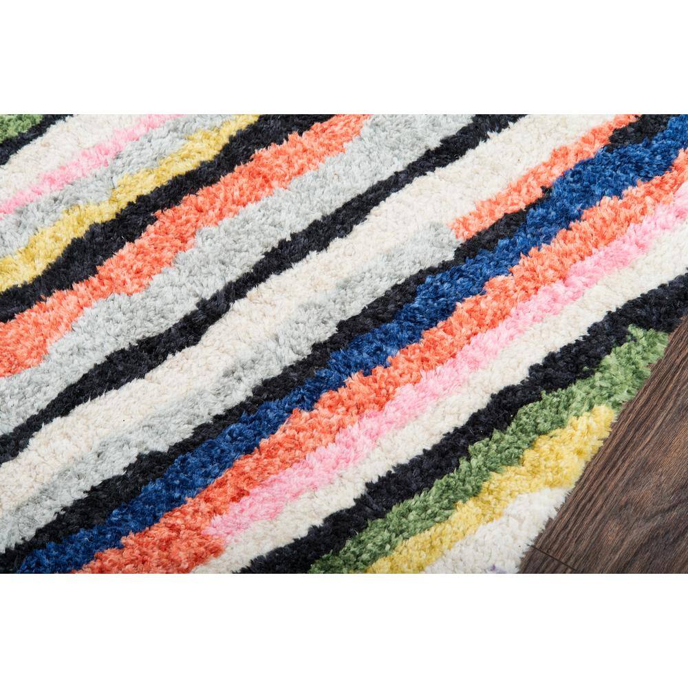 Multicolor Tufted Synthetic 9' x 12' Rectangular Area Rug