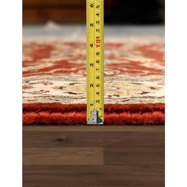 Baku Rust/Ivory 2.7 ft. x 10 ft. Floral Runner Rugs