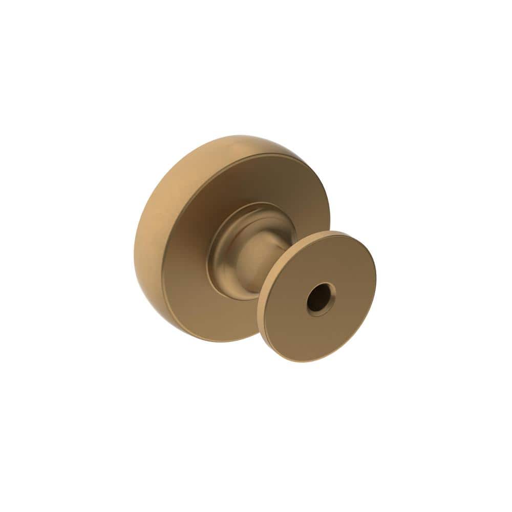 Champagne Bronze Round Cabinet Knob with Mounting Hardware