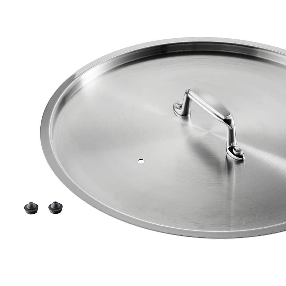 22 Quart Stainless Steel Canning Stock Pot with Rack