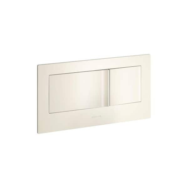 KOHLER Veil Flush Actuator Plate in Almond