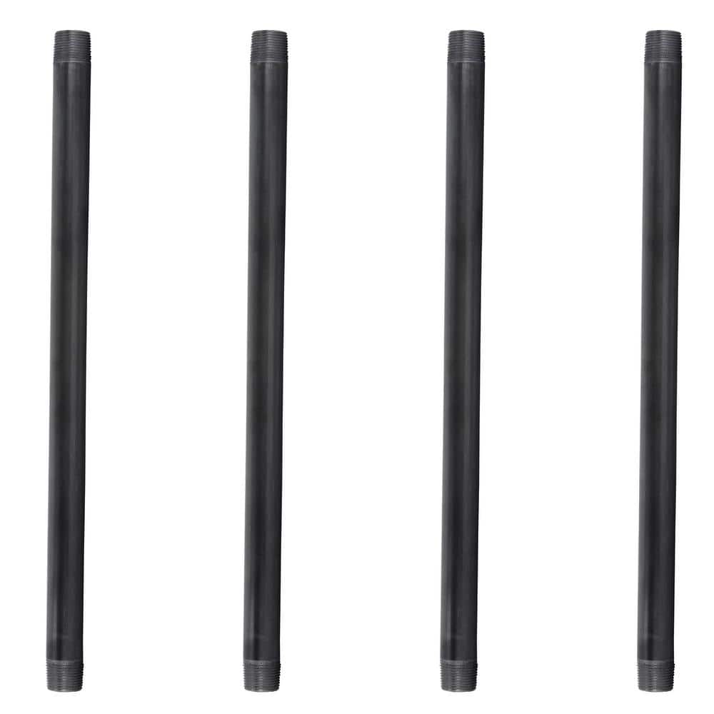3/4 in. x 18 in. Black Industrial Steel Grey Plumbing Pipe (4-Pack) price history on PriceWatchPro
