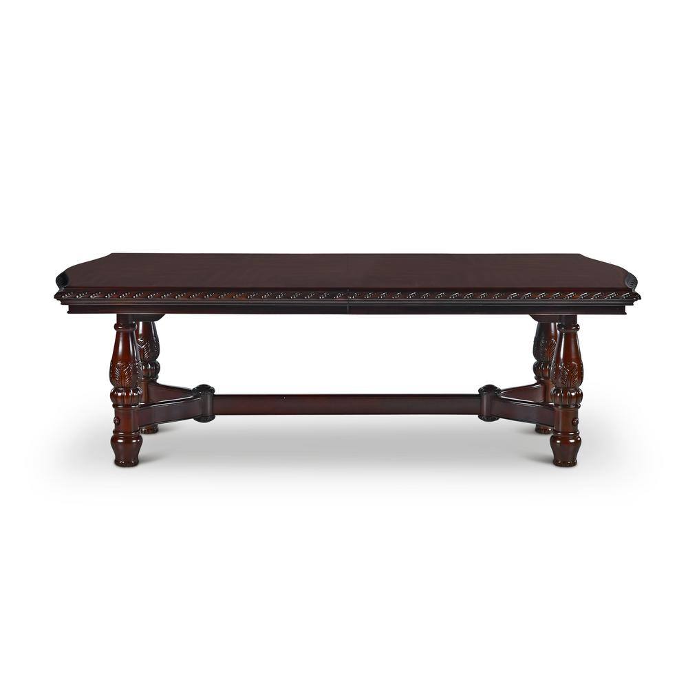 Antoinette Mahogany and Cherry Extendable Dining Table