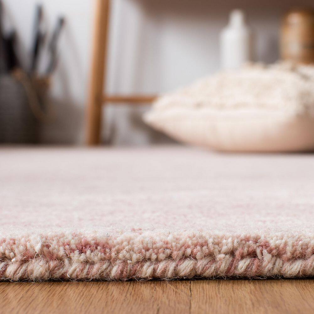 Ivory Elegance 6' Square Hand-Tufted Wool Rug