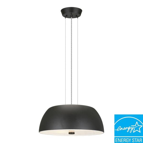 EGLO Ryan 2-Light Black Hanging Pendant