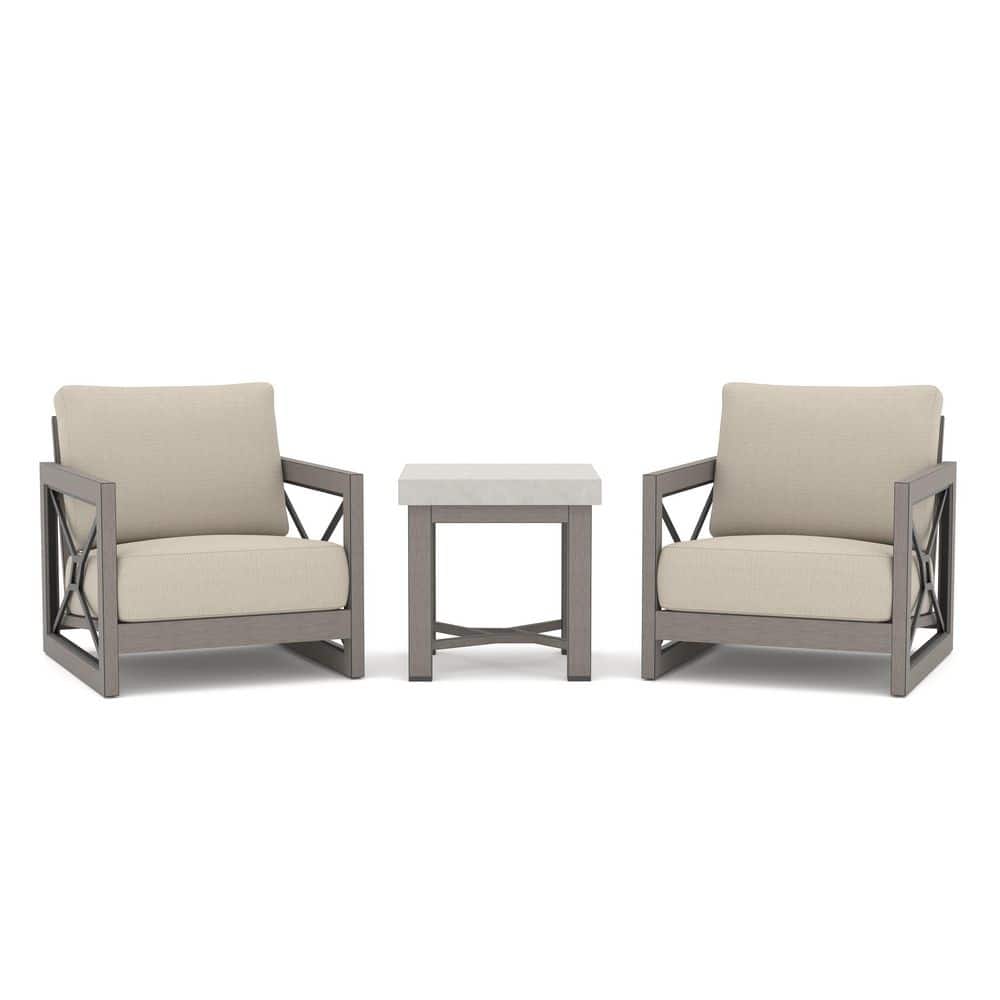 Marindo 3-Piece Aluminum Patio Outdoor Conversation Set with Sunbrella Cushions price history on PriceWatchPro