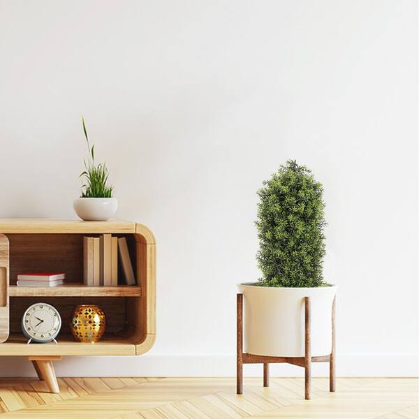 3 ft. UV Resistant Patio Artificial Boxwood Topiary Trees