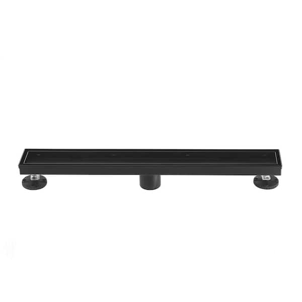 ANGELES HOME 24'' L x 45'' W Black Free Standing Drainboard with