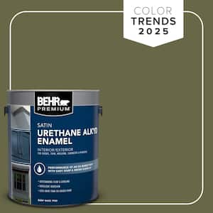 1 gal. #PPU9-24 Amazon Jungle Urethane Alkyd Satin Enamel Interior/Exterior Paint