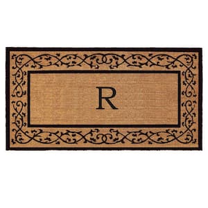 Abbington Monogram Doormat 3' x 6' (Letter R)