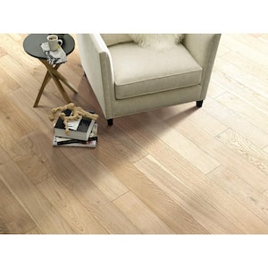Plainview Sand White Oak 3/8 in.T X 5 in. W  Wire Brushed Engineered Hardwood Flooring (29.53 sq.ft./case)
