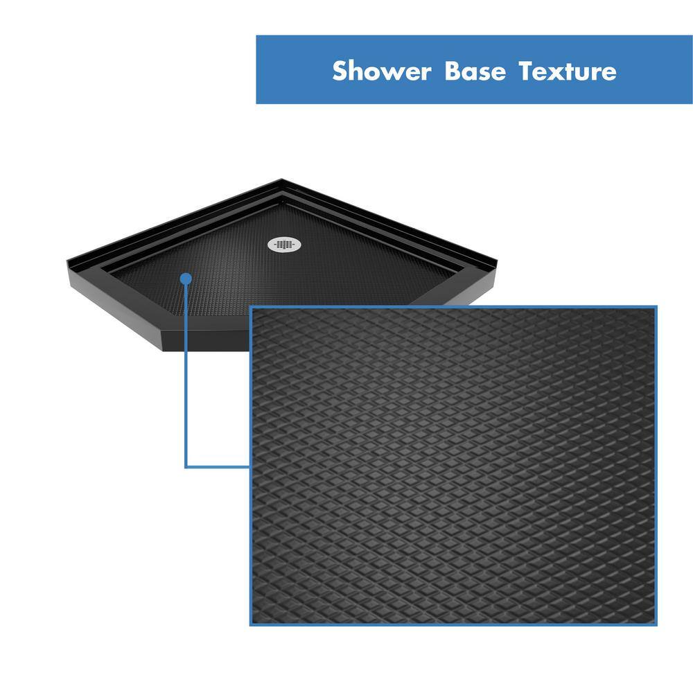 Prism Lux Frameless Clear Glass Neo-Angle Shower Enclosure