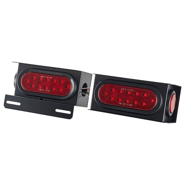 Trailer Lights, 10-30V LED Kit w/ Stop Brake Turn Tail Clearance (Side) Lamp, Left/Right Waterproof Lighting Kit(Cable)