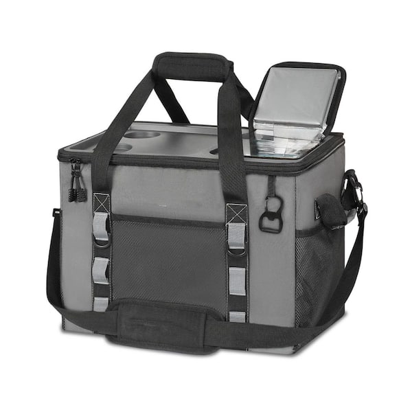 Oyezvary 40 qt. Beverage Jug Chest Soft-Side Cooler in Blue Collapsible, Leakproof, Insulated for Travel