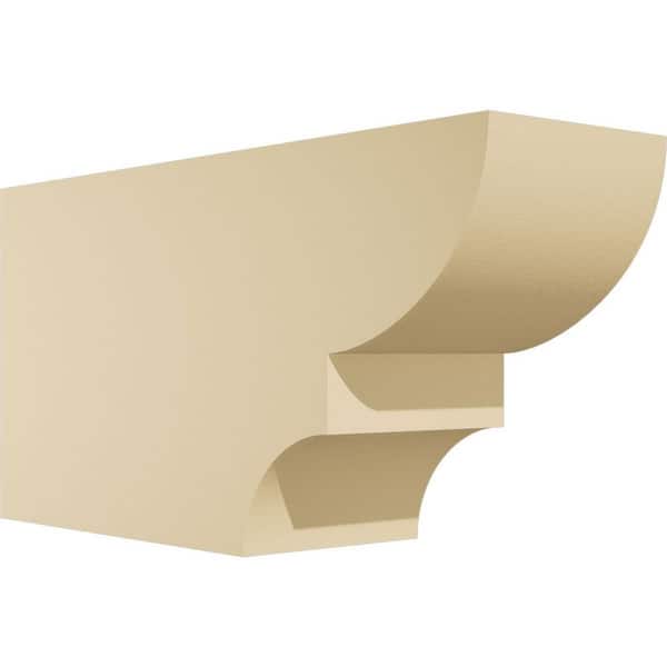 Ekena Millwork Standard Ridgewood 6 in. W x 10 in. H x 20 in. D Signature Urethane Rafter Tail Outlooker