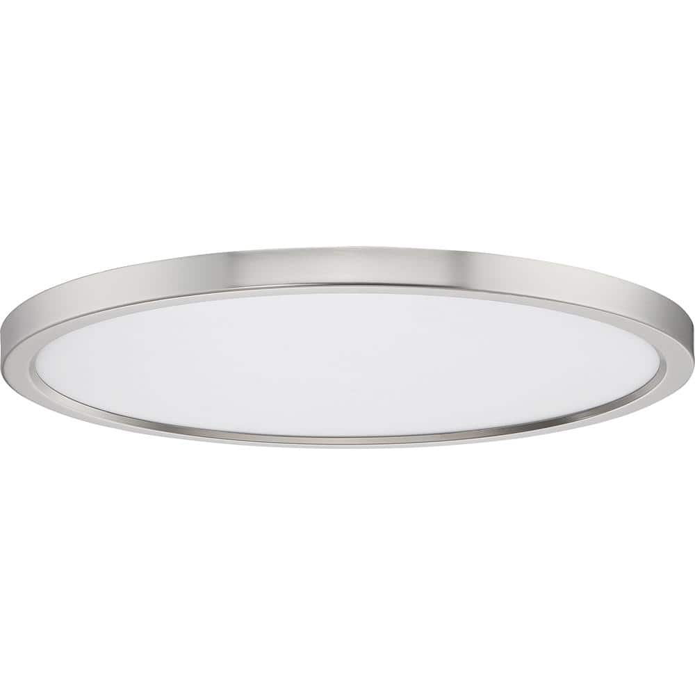 20" Brushed Nickel LED Flush Mount Ceiling Light
