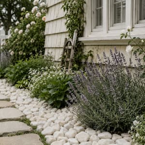 MSI 0.5 cu. ft. White Marble Pebbles