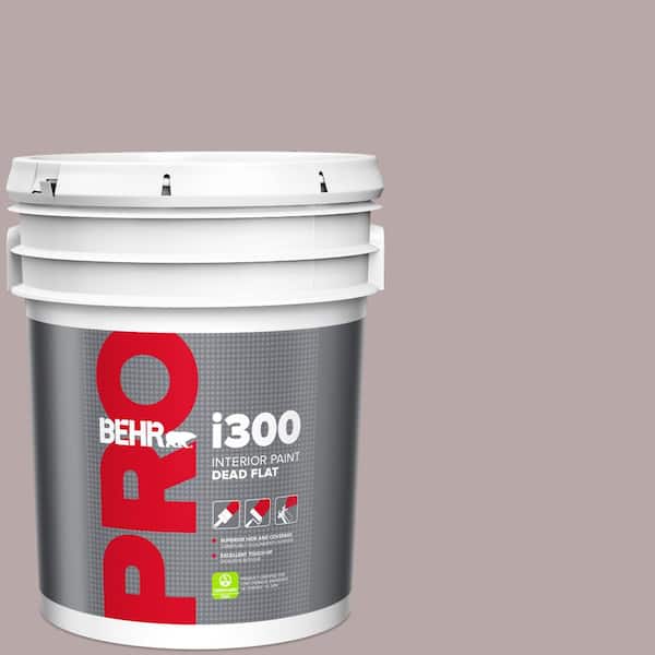 BEHR PRO 5 gal. #MQ1-36 Object of Desire Dead Flat Interior Paint
