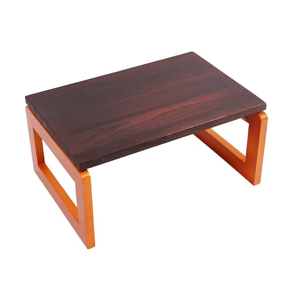 YIYIBYUS 23.62 in. x 15.74 in. Folding Wooden Coffee Table HG