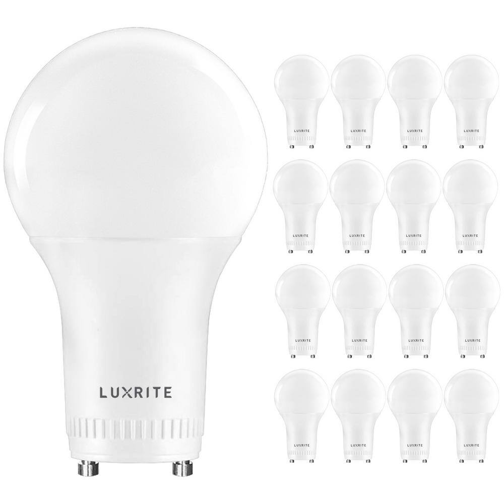 60W Equivalent 800 Lumens TriGlow T95222 9W LED A19 Light Bulb Warm White DIMMABLE Bulb GU24 Base 2700K 
