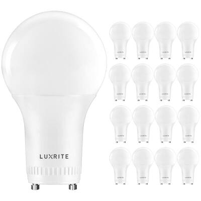 GU24 LED Bulb Fully Dimmable Cool White 4000k Premium LED GU24 Base 9W 60 Watt Equivalent Bulbs 4 Pack by Solray Bulbs 