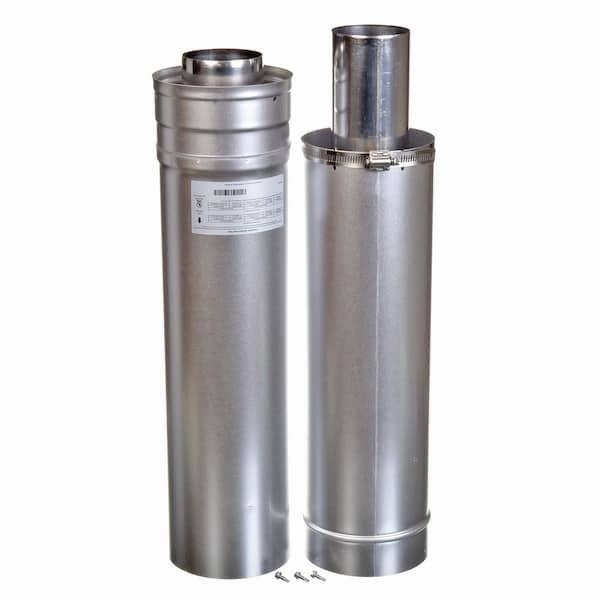 ProTech Stainless Steel Concentric (3 in. /5 in. ) Direct Vertical Vent Adjustable Vent 21 in. 35 in.