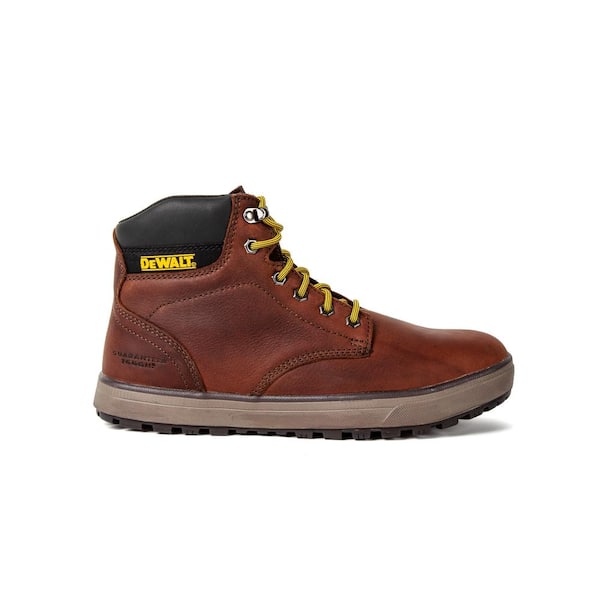 DEWALT Men s Plasma 6 Work Boots Soft Toe Walnut Size 8.5 M