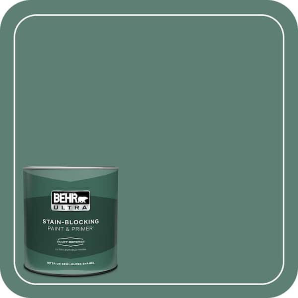 BEHR ULTRA 1 qt. #M440-6 Trellis Vine Extra Durable Semi-Gloss Enamel Interior Paint & Primer