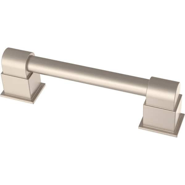 Liberty Deco 3 in. or 3-3/4 in. (76 mm or 96 mm) Satin Nickel Dual Mount Drawer Pull