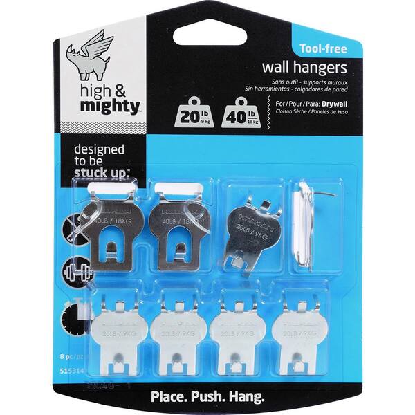 OOK Adhesive Picture Hangers, Tool-Free Picture Hanger Kit, .5 lb, (72  Pieces) 9977131 - The Home Depot