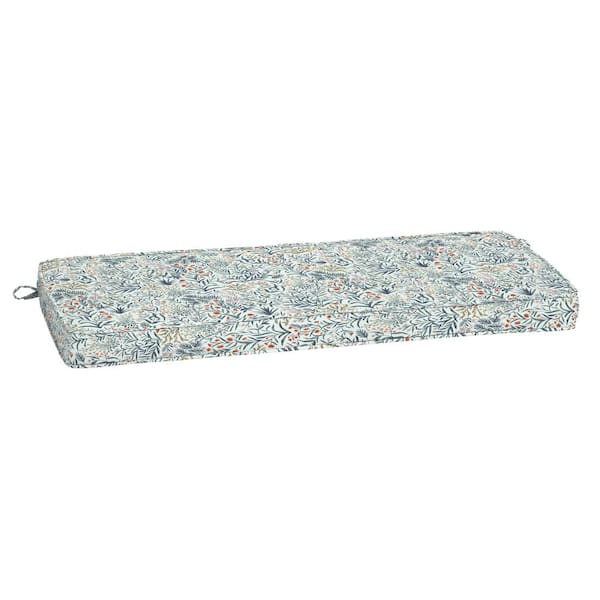 ARDEN SELECTIONS ProFoam 18 in. x 46 in. Rectangle Outdoor Bench Cushion in Pistachio Botanical