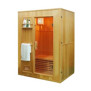 3-Person Canadian Hemlock Electric Heater Sauna