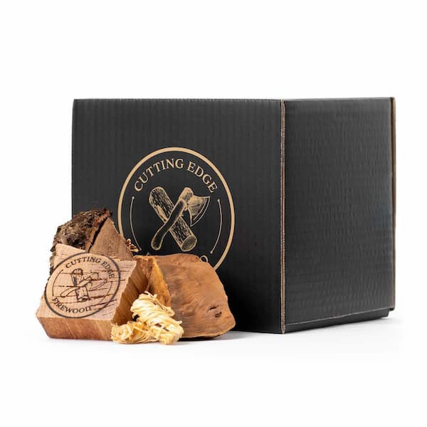 CUTTING EDGE FIREWOOD Pecan Premium BBQ Smoking Wood Chunks for Smoking, Grilling, Barbecuing and Cooking Food (Standard Box)