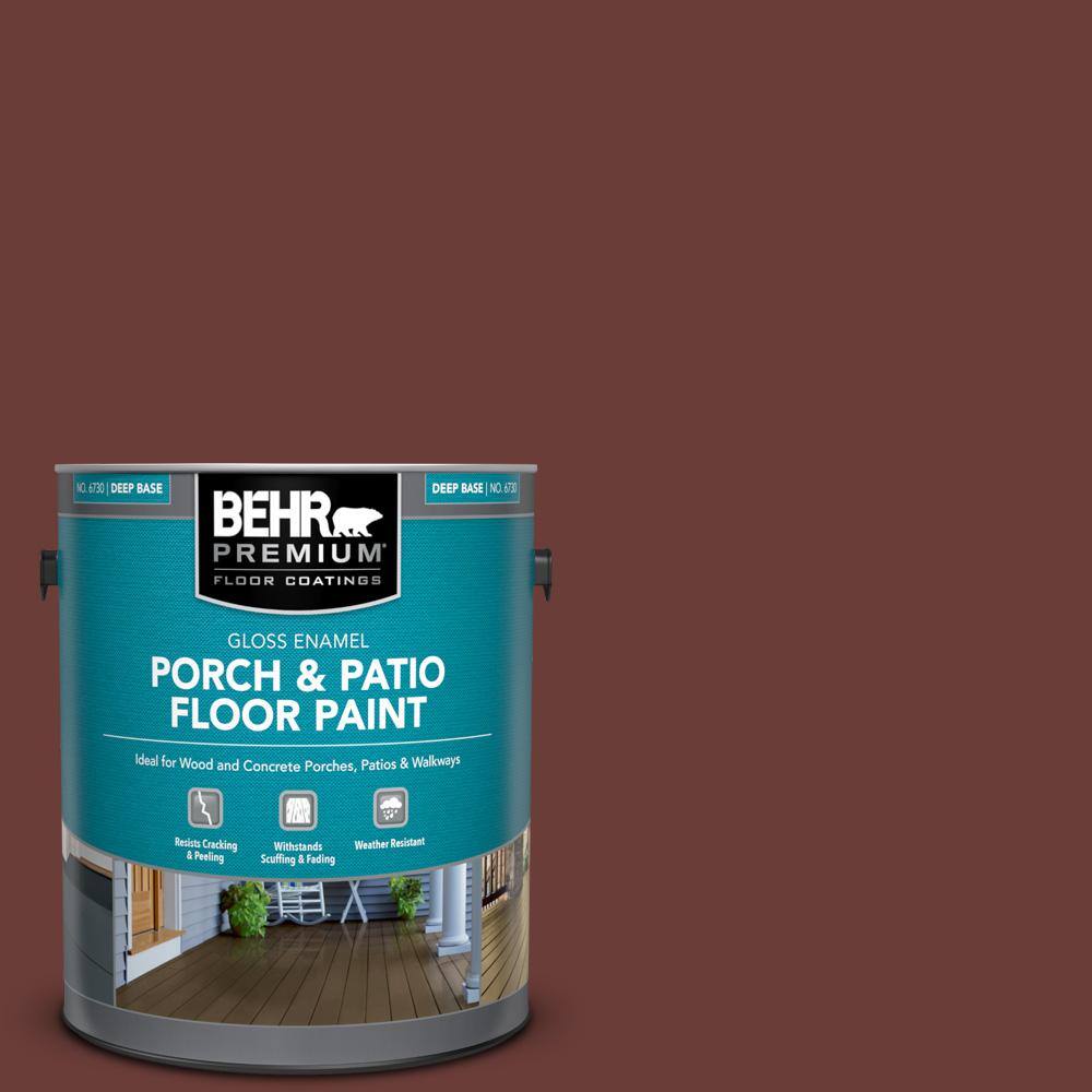 1 gal. #BXC-69 Cimarron Gloss Enamel Interior/Exterior Porch and Patio Floor Paint price history on PriceWatchPro