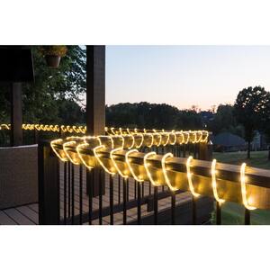 32 ft. (8 ft. x 4) 120-Volt Line Voltage Warm White Flexible Integrated LED Rope Light