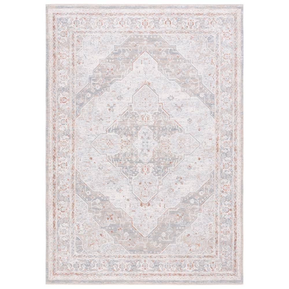 Elysian Blue 8'x10' Hand-Knotted Viscose Rectangular Rug